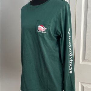 Vineyard Vines Forest Green Logo Tee
